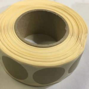 Target Patches, 25mm Diameter, 1000 per roll - Black